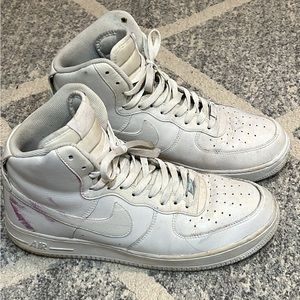 Mens white air force 1 sneakers size 11